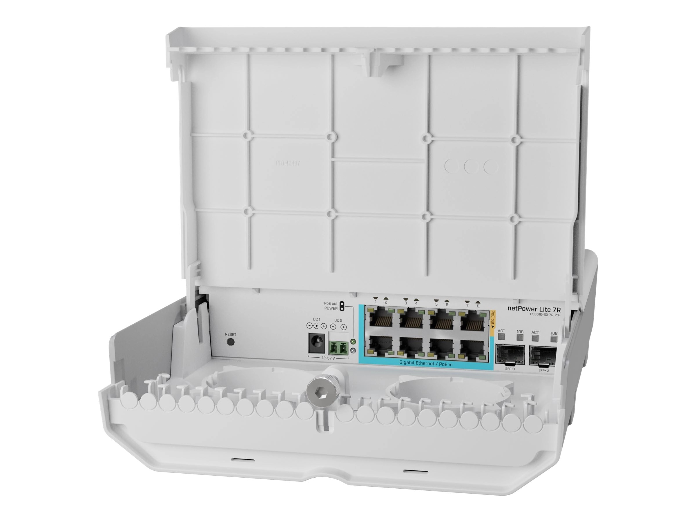 Mikrotik CSS610-1Gi-7R-2S+OUT 8-ports