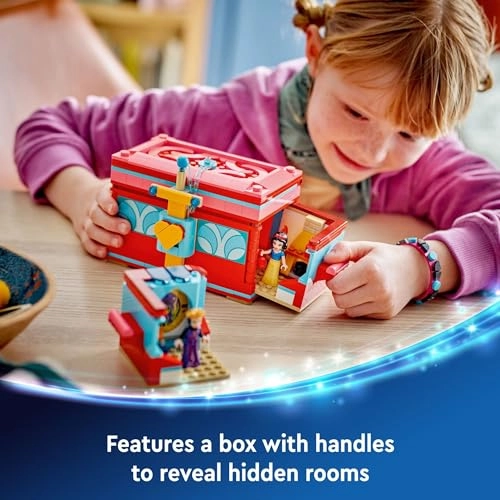 Disney LEGO Snow White Jewelry Box (43276) - Princess Toy for Kids