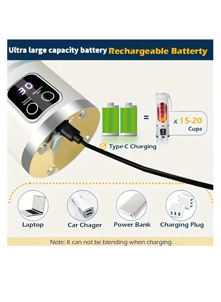 USB Electric Safety Juicer Cup - 420-530ml