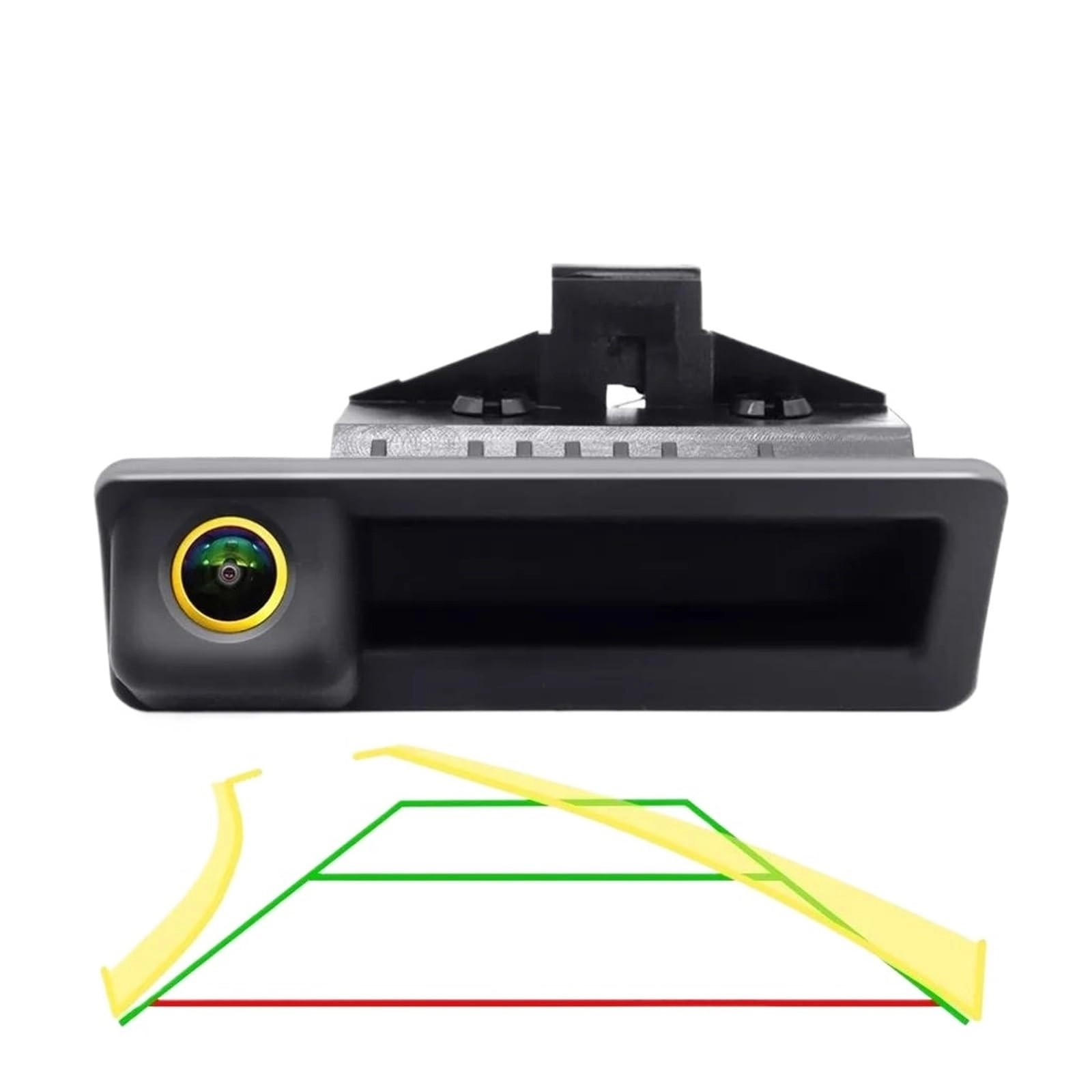 Intelligent Dynamic Trajectory Car Rear View Camera - Night Vision Wire 4K AHD 1080P