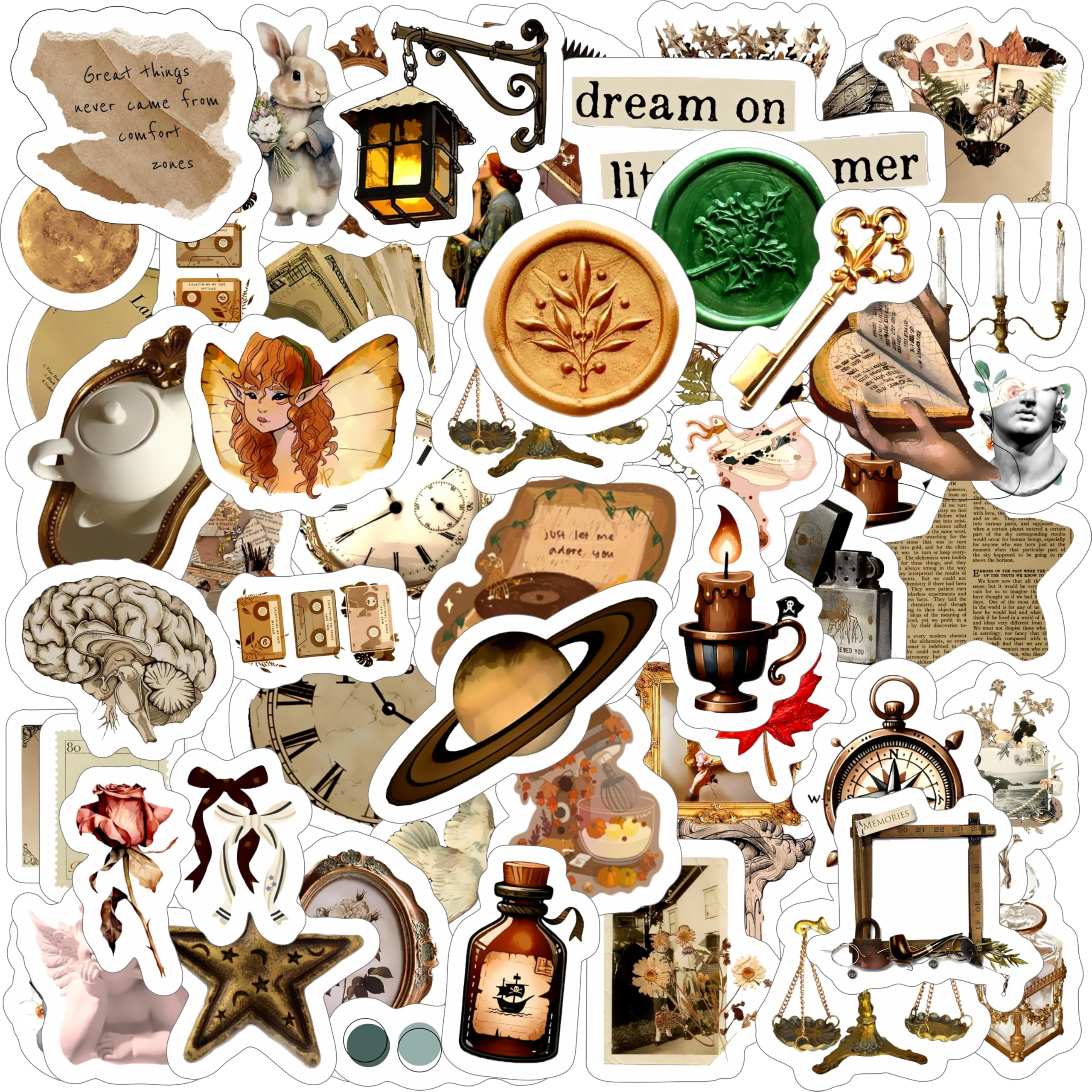 True Flair Vinyl Laptop Stickers - 52 pcs