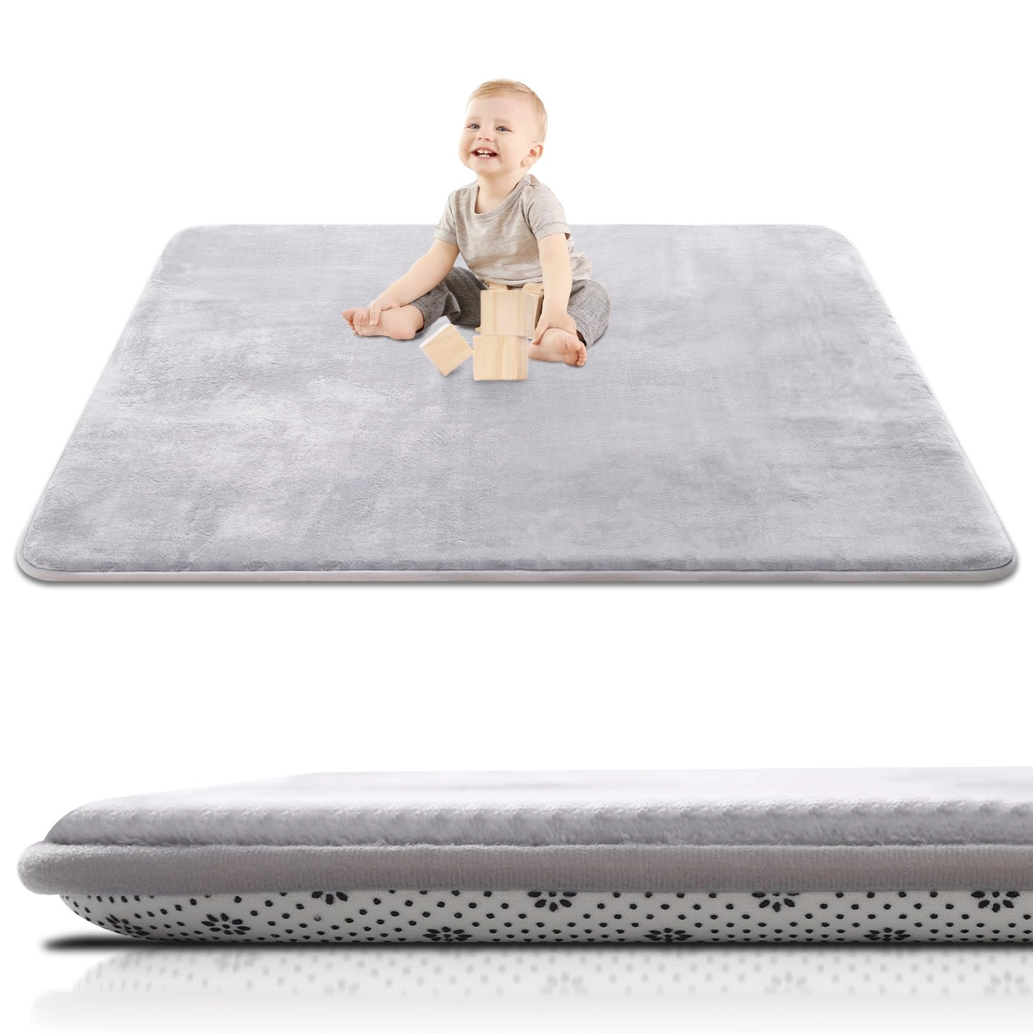 Baby Play Mat - 50x50 Green