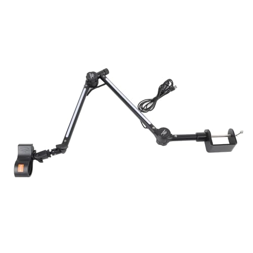 RGB Boom Microphone Stand - Quick Damping Flexible Angle Dynamic RGB