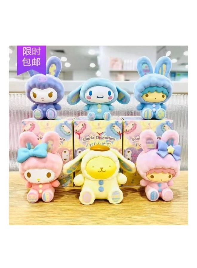 Rabbit Series Blind Box - Pastel Bunny Costume Collectible Figures (KGT1500)