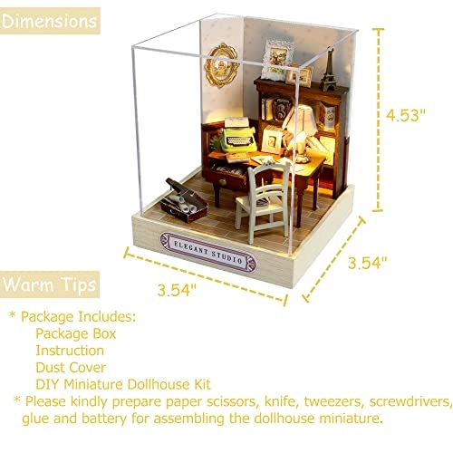 DIY Miniature Dollhouse Kit - Warm Moment 1:24