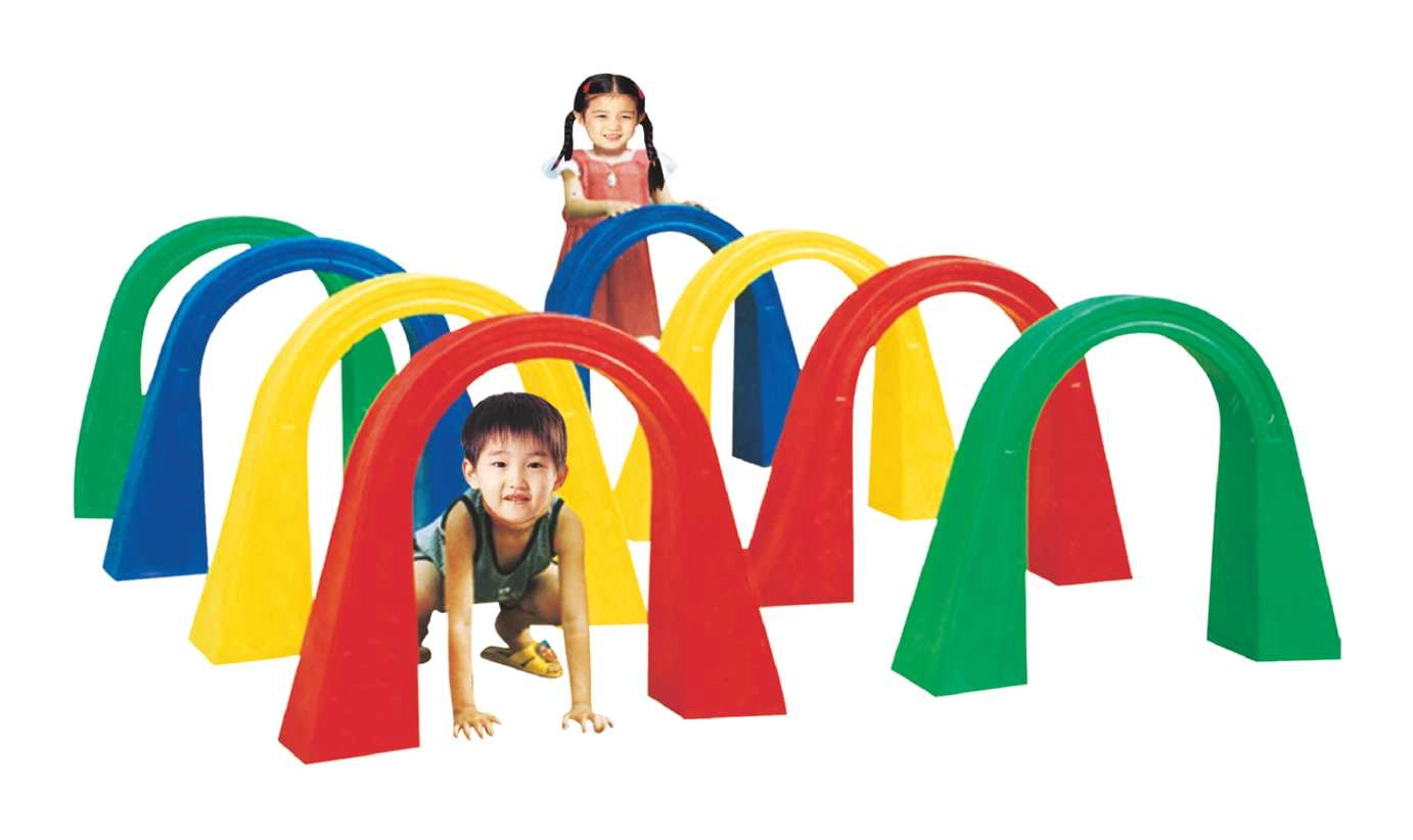 Rainbow Toys Plastic Blocks Set - Indoor-Outdoor 88×20×71cm