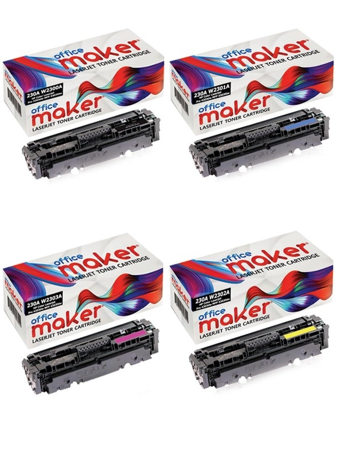 Office Maker OM230A - Black Cyan Yellow Magenta