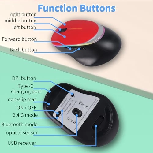 Ergonomic Vertical Mouse - Bluetooth