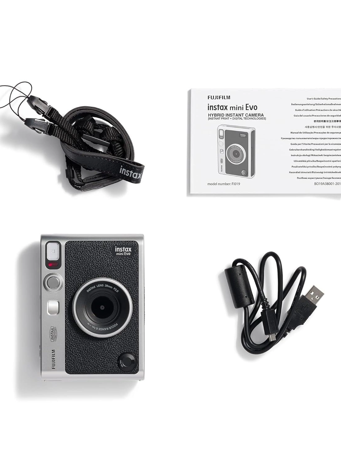 Mini EVO - Hybrid Instant Camera USB-C Black