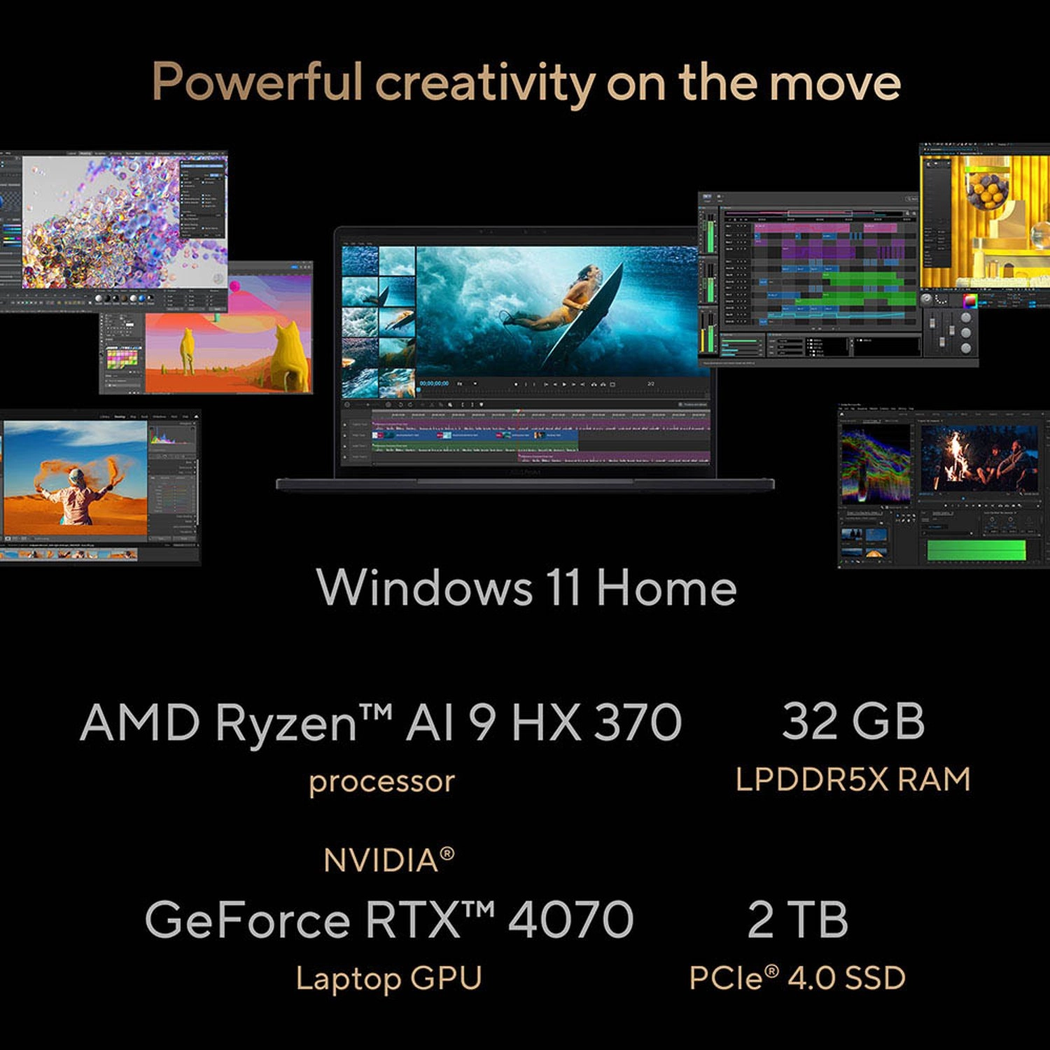 ProArt PX13 - 13.3 in 2 TB 32 GB Ryzen AI R9-HX370