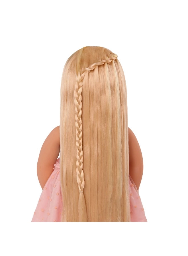 Poppy Fashion Doll Playset - 18-inch Blonde Hair Ages 3+