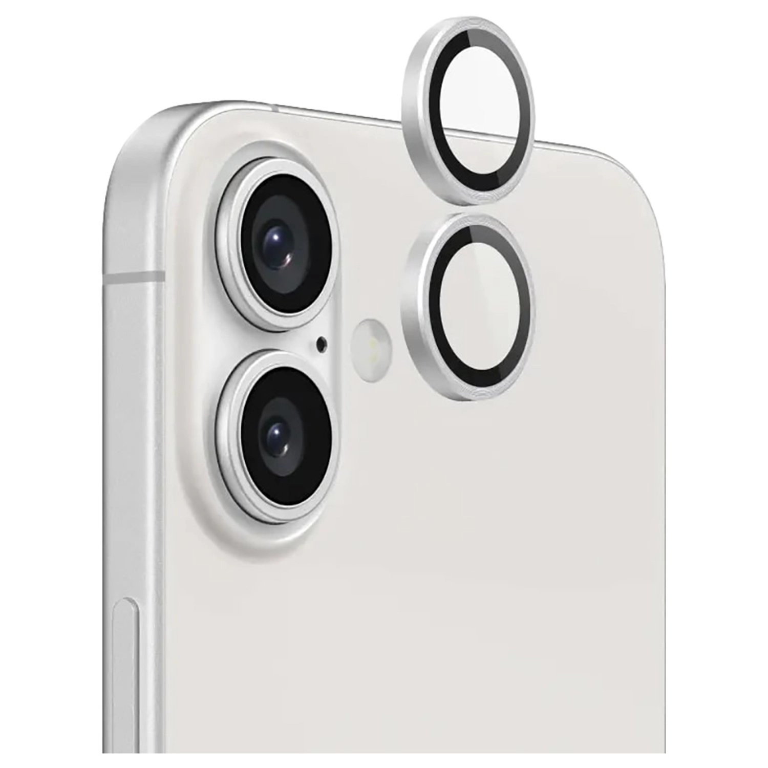 glassology Clear Anti-Fingerprint Camera Lens Protector for iPhone 16 Plus