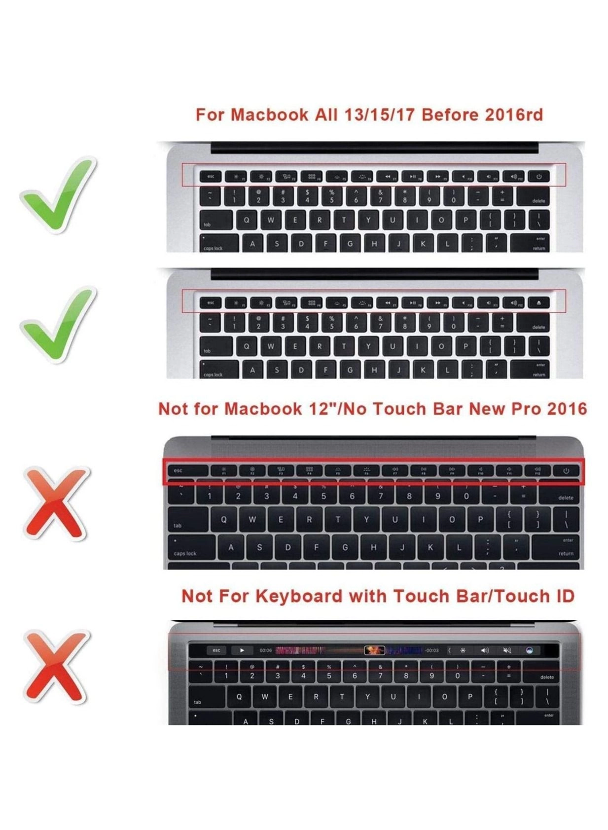 Keyboard Cover - US Layout Arabic/English
