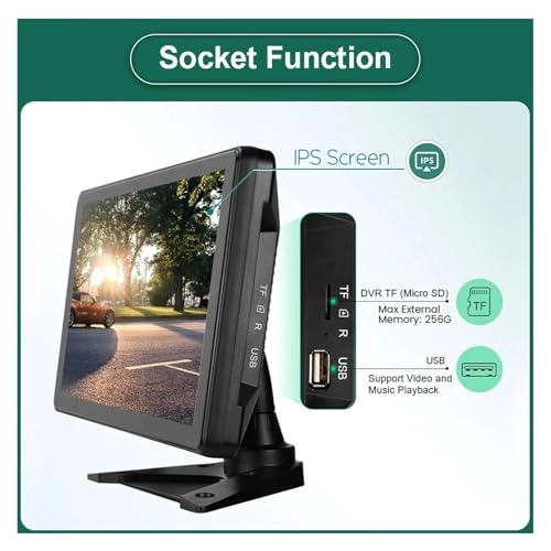 4 Channel Split Screen Car DVR - 10.36 Inch