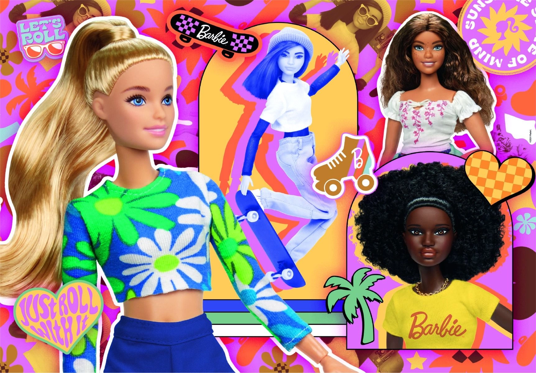 Sporty Barbie Super Color Puzzle (527-25753) - 104 pcs