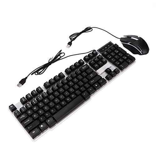 104 Key Ergonomic Backlight Keyboard Combination - Wired