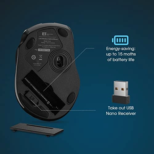 2.4GHz Optical Mouse - Wireless