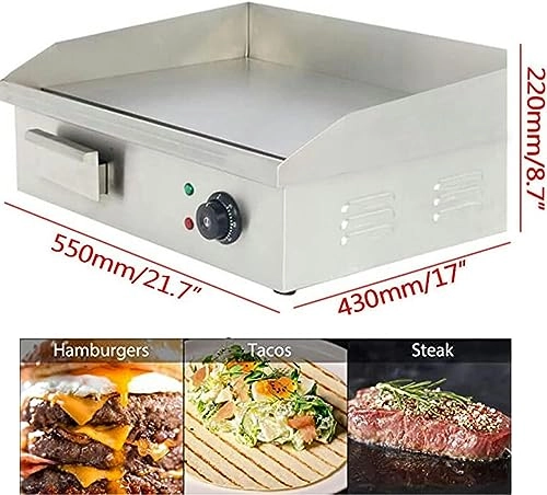 Electric Countertop Griddle - 636*365*9mm/25*14.37*0.35 cm