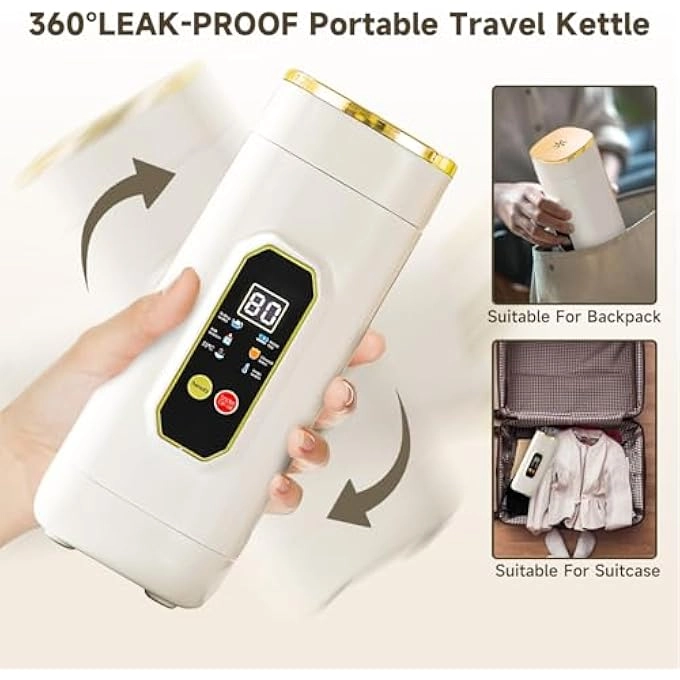 Temperature Control Stainless Steel Electric Kettle