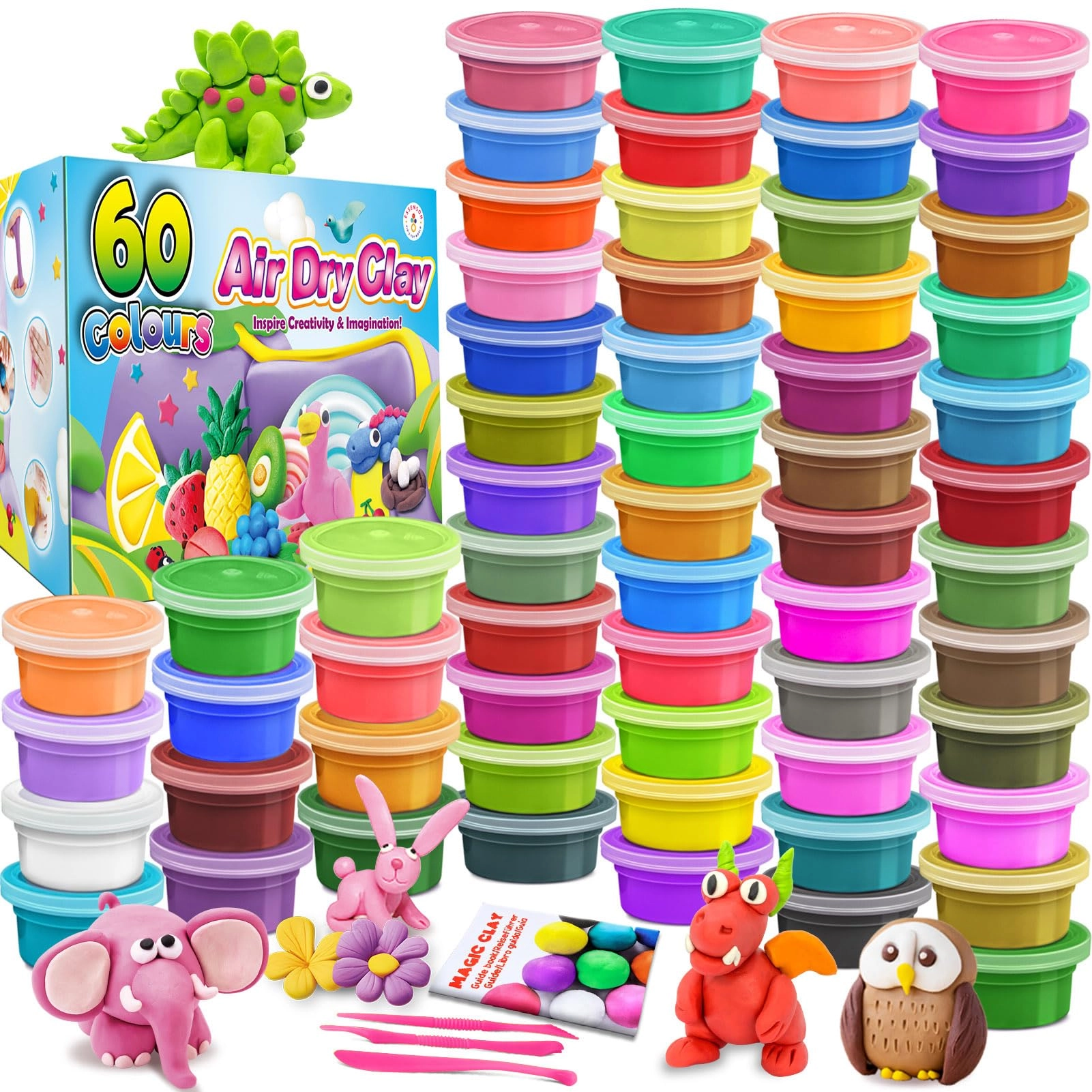 Magic Clay - 60 colors 3+ years