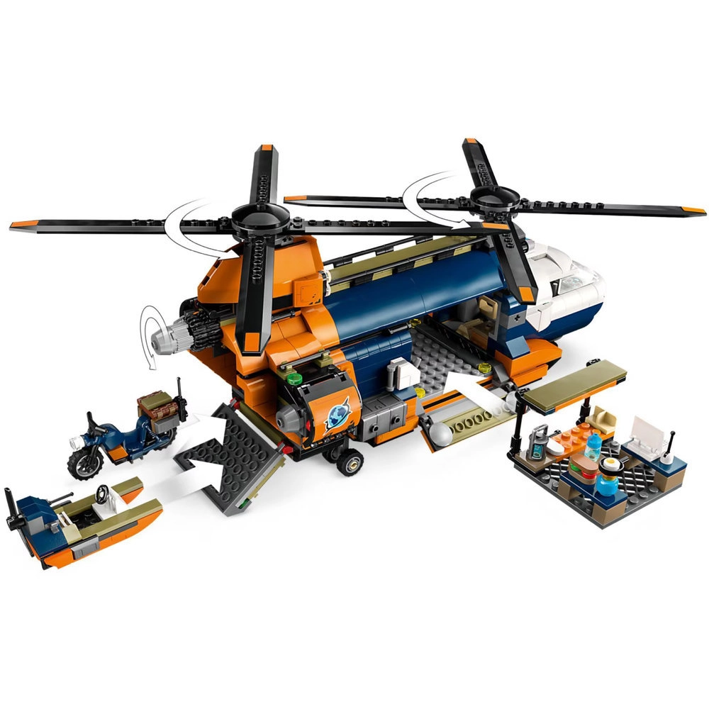 City Jungle Explorer Helicopter at Base Camp (60437)