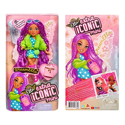 Dream Ella - 6 Inches Purple Hair 9 Articulation Points Ages 3+