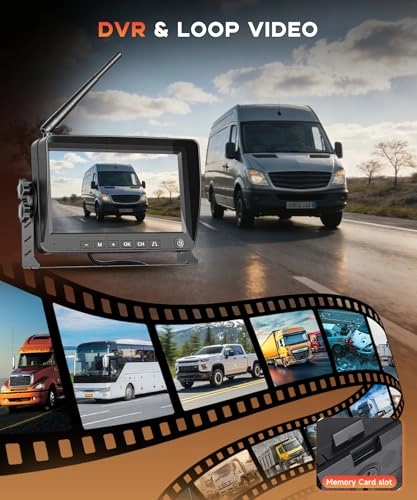 Wireless Backup Camera Set - Night Vision 1080P