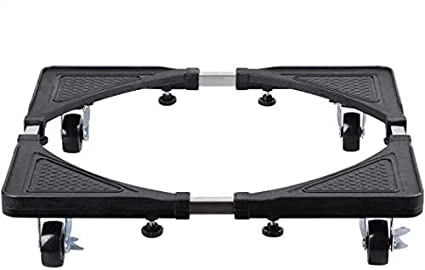 Adjustable Mobile Washing Machine Base - Automatic Heightening Universal Caster Stand