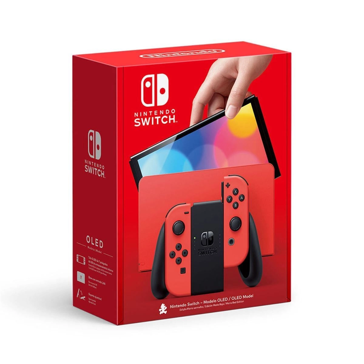 Nintendo Switch OLED - 1280 X 720 Mario Red Edition