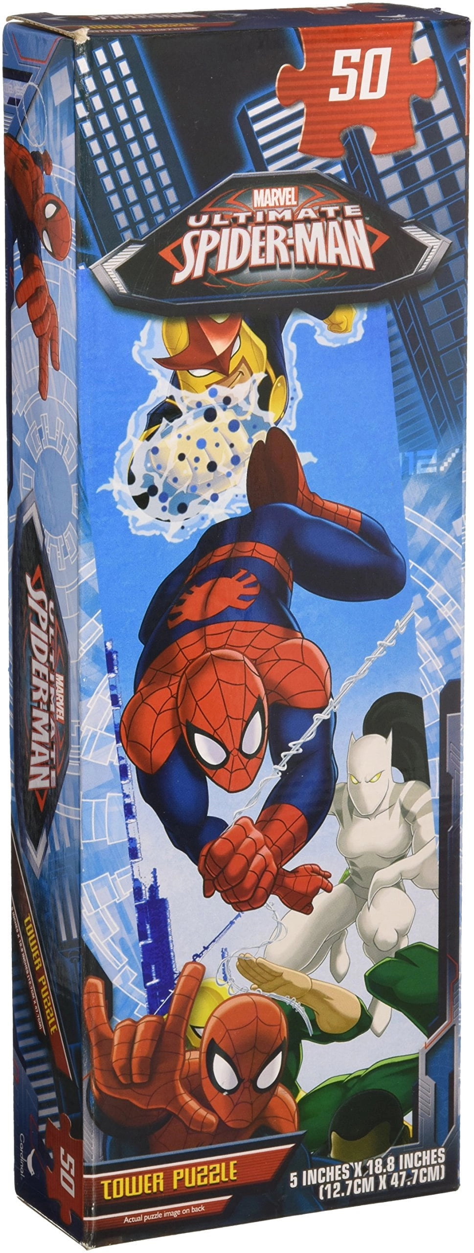 Marvel Spiderman 4 Tower Puzzle - 48 pcs