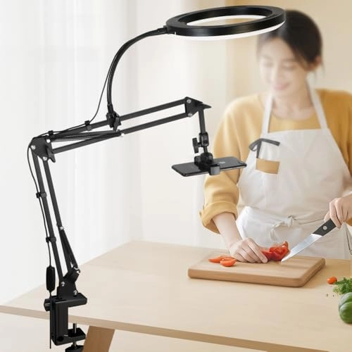 Overhead Phone Mount - Ring Light Flexible Arm