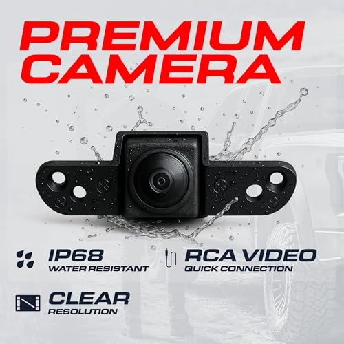 Tailgate Backup Reverse Handle with Camera - 600 TV Lines