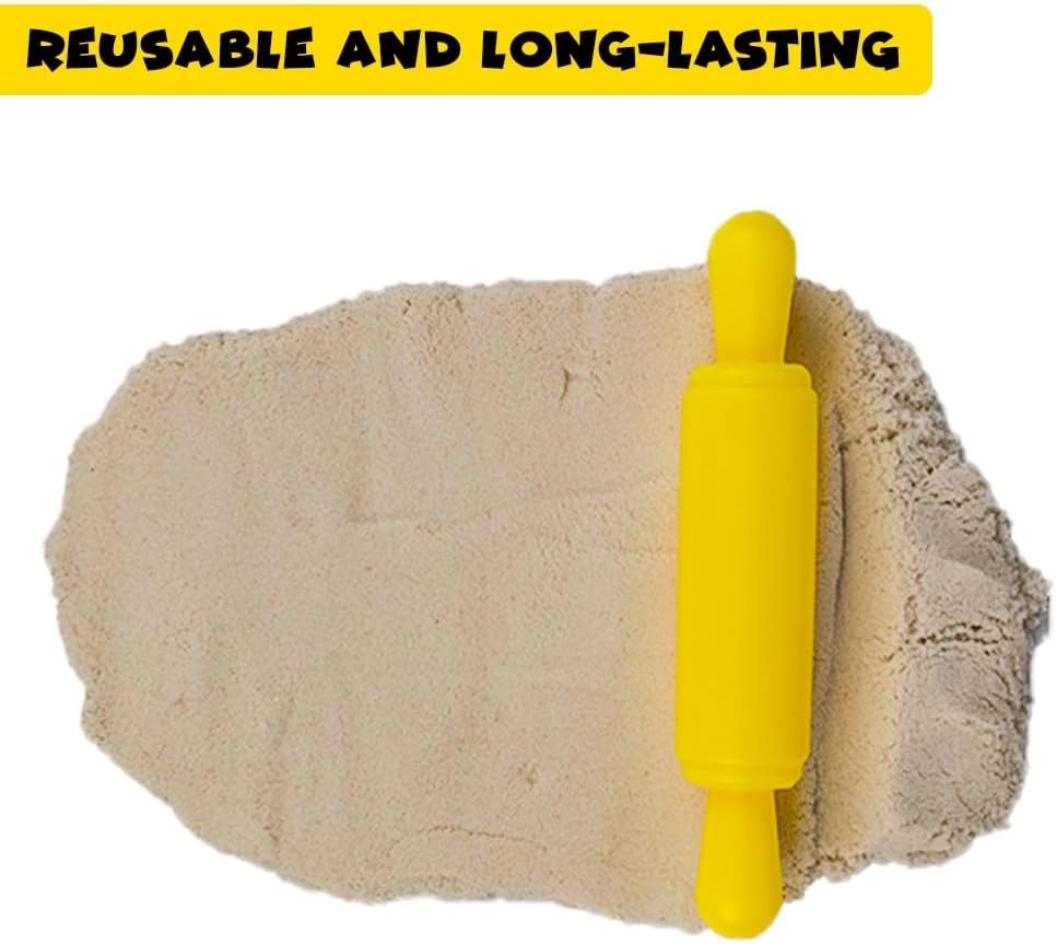 Magical Play Sand Kit - 908g Colorful Birthday Cake Mold