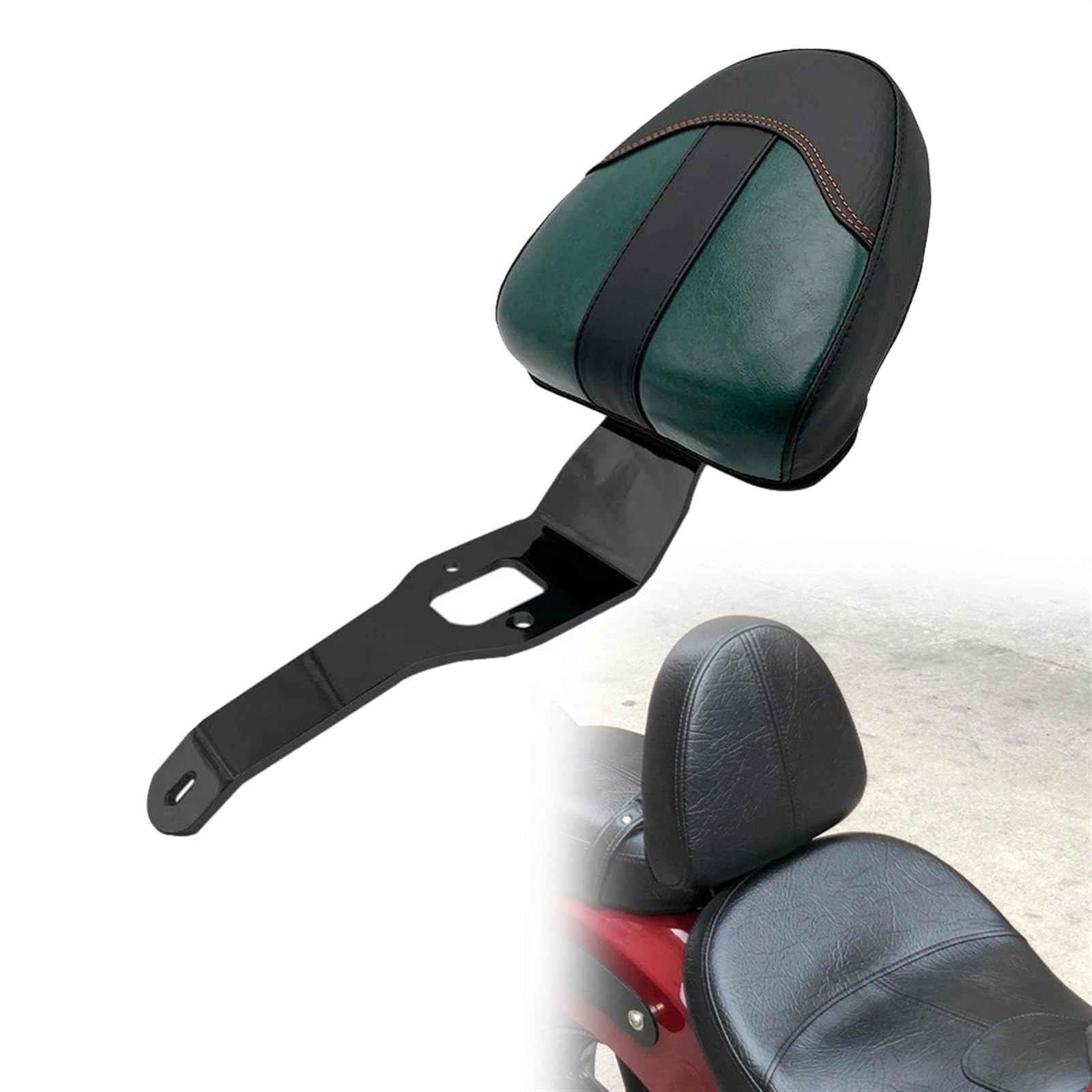 DCXXAN Driver Backrest Sissy Bar Seat Back Cushion - for Indian Scout Sixty ABS
