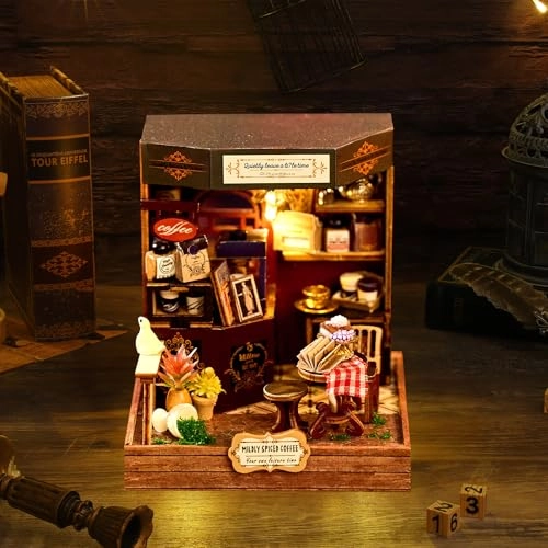 DIY Miniature Dollhouse Kit - Romantic garden