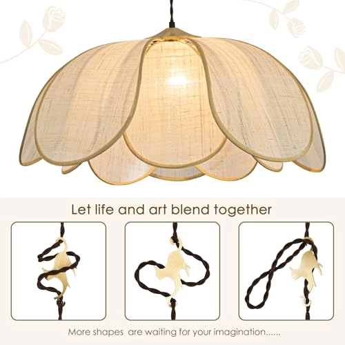 Rattan Chandelier