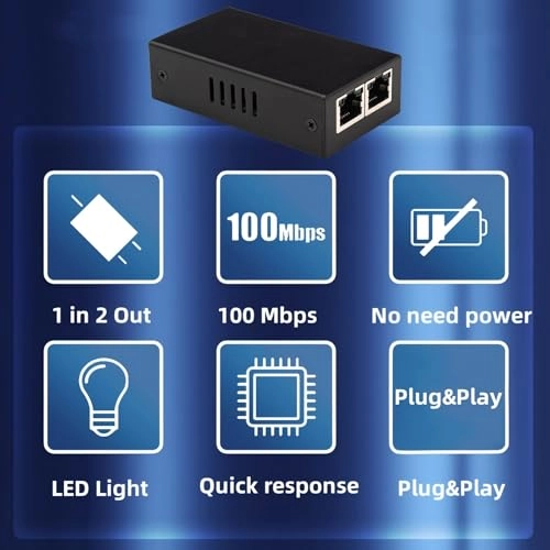 100M 802.3at/af 90W PoE Injector - 48V 30W 3 Port