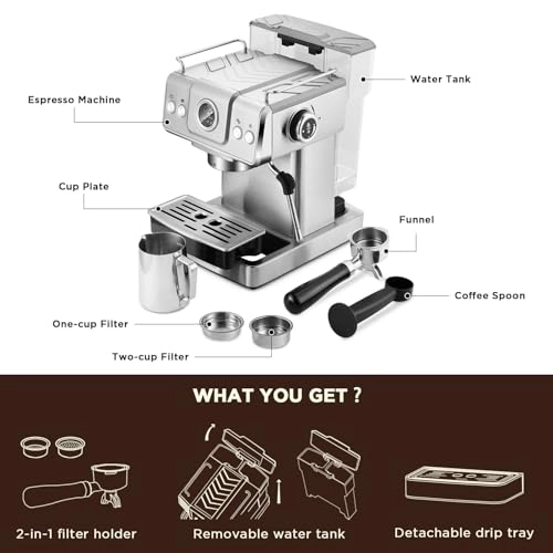 PE3660U - Milk Frother Semi-Automatic