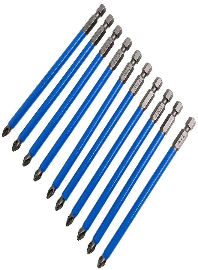 XMHF PH2 Screwdriver Bit Set - 10Pcs 1/4 Inch Hex Shank Magnetic Tip