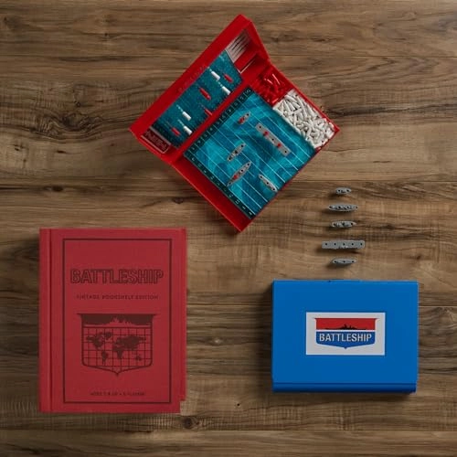 Battleship - Vintage Bookshelf Edition + Checkers and Backgammon + Trivial Pursuit + Jenga