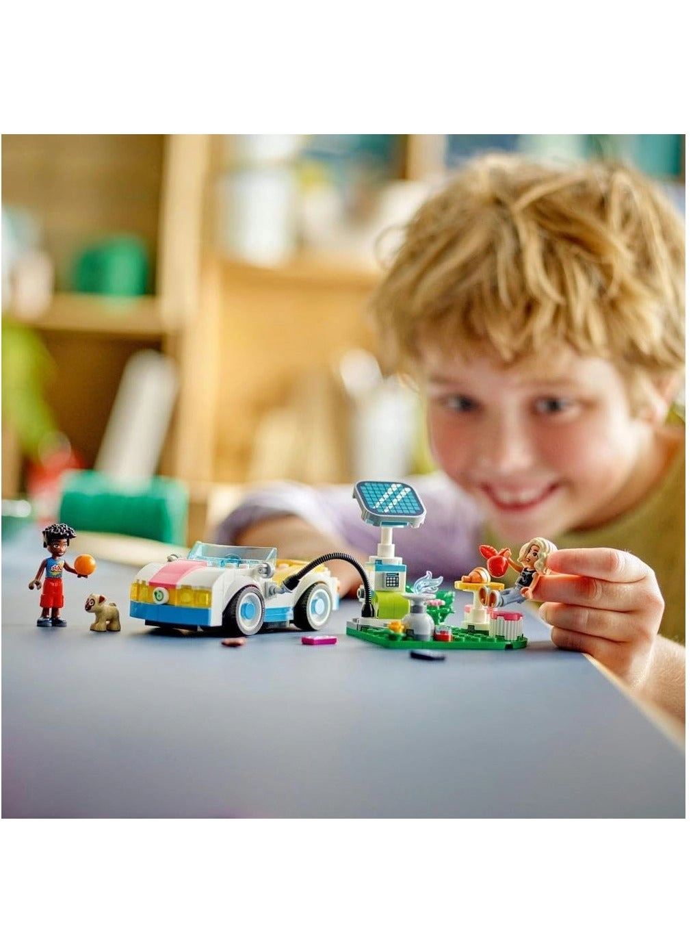 Friends Electric Car and Charger - 6+ Solar-powered