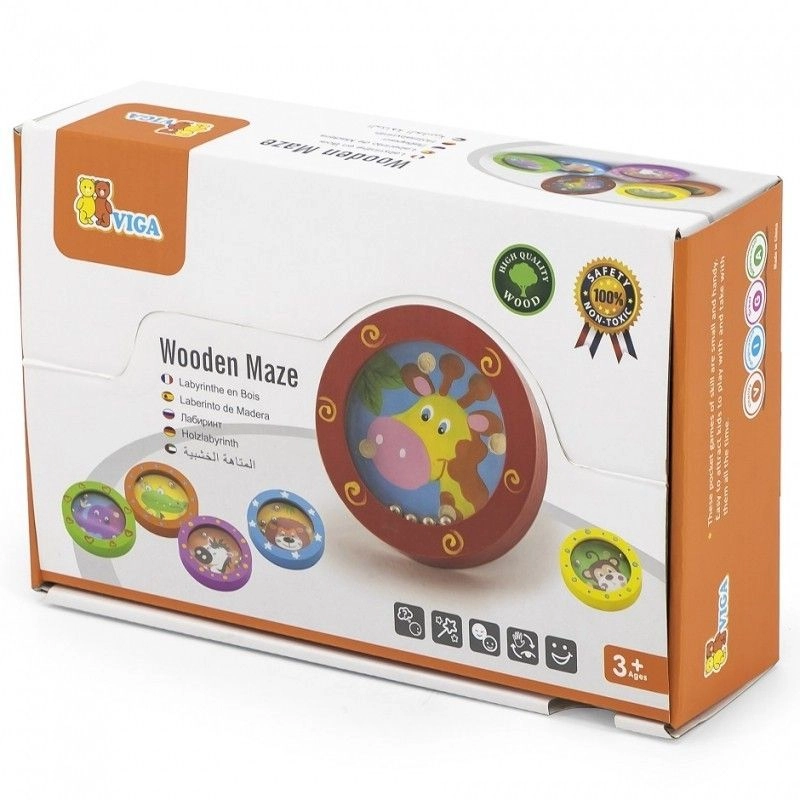 Wooden Maze - 3 + 24pcs