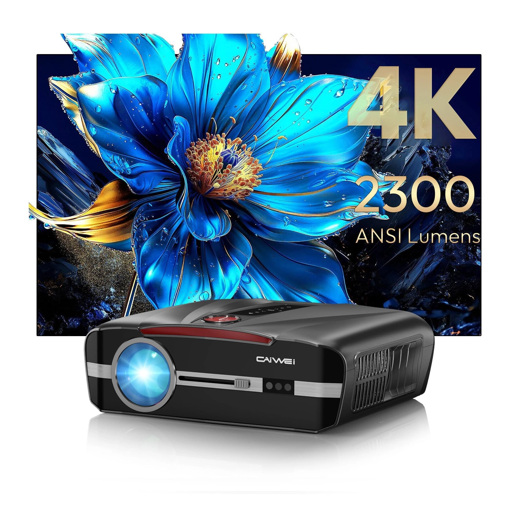 4K Projector 2400 ANSI Lumen 4k decoding