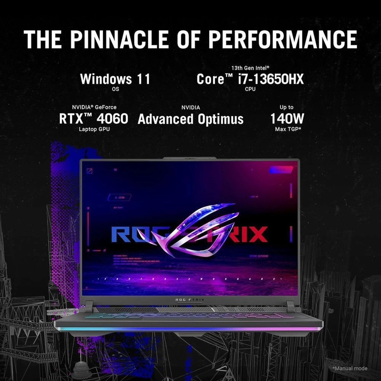 ROG Strix G16 G614JV - 16'' Core i7-13650HX 16GB DDR5 1000GB SSD
