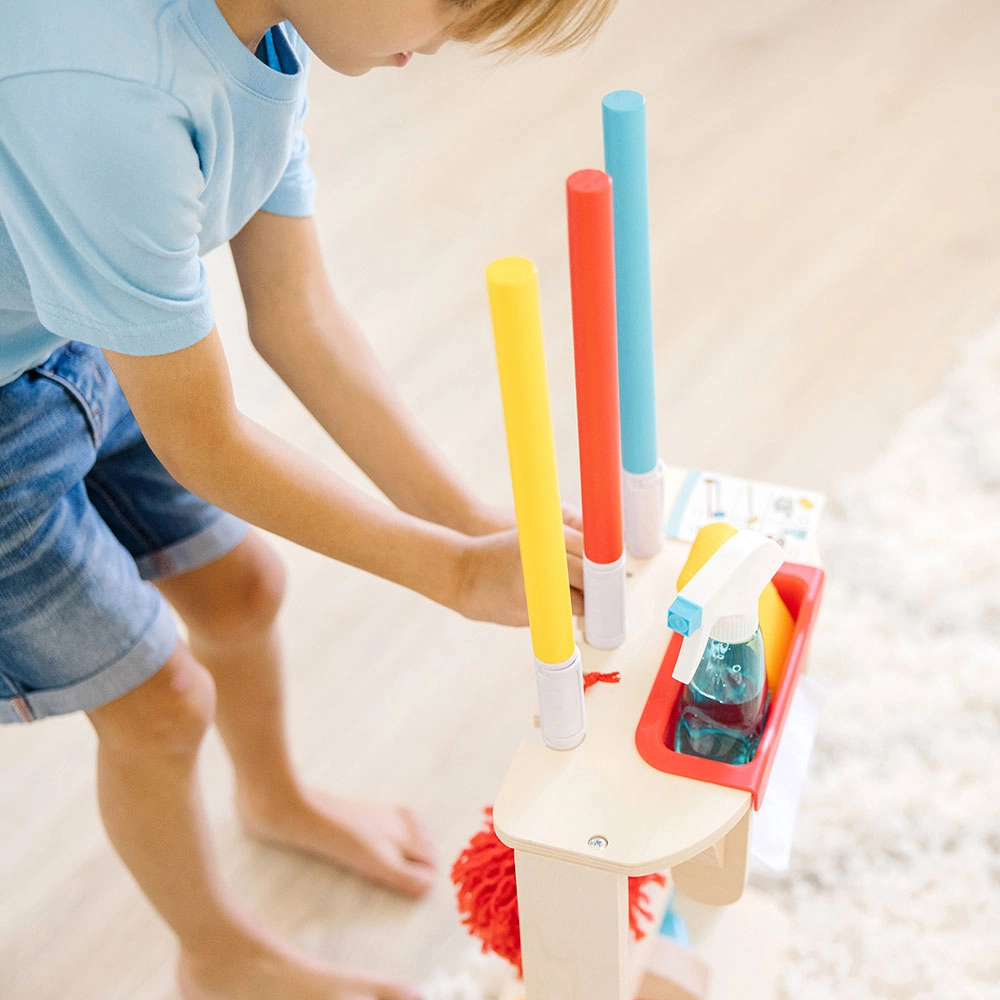 Deluxe Sparkle & Shine Cleaning Playset - 11 pcs (EM-MD30606)