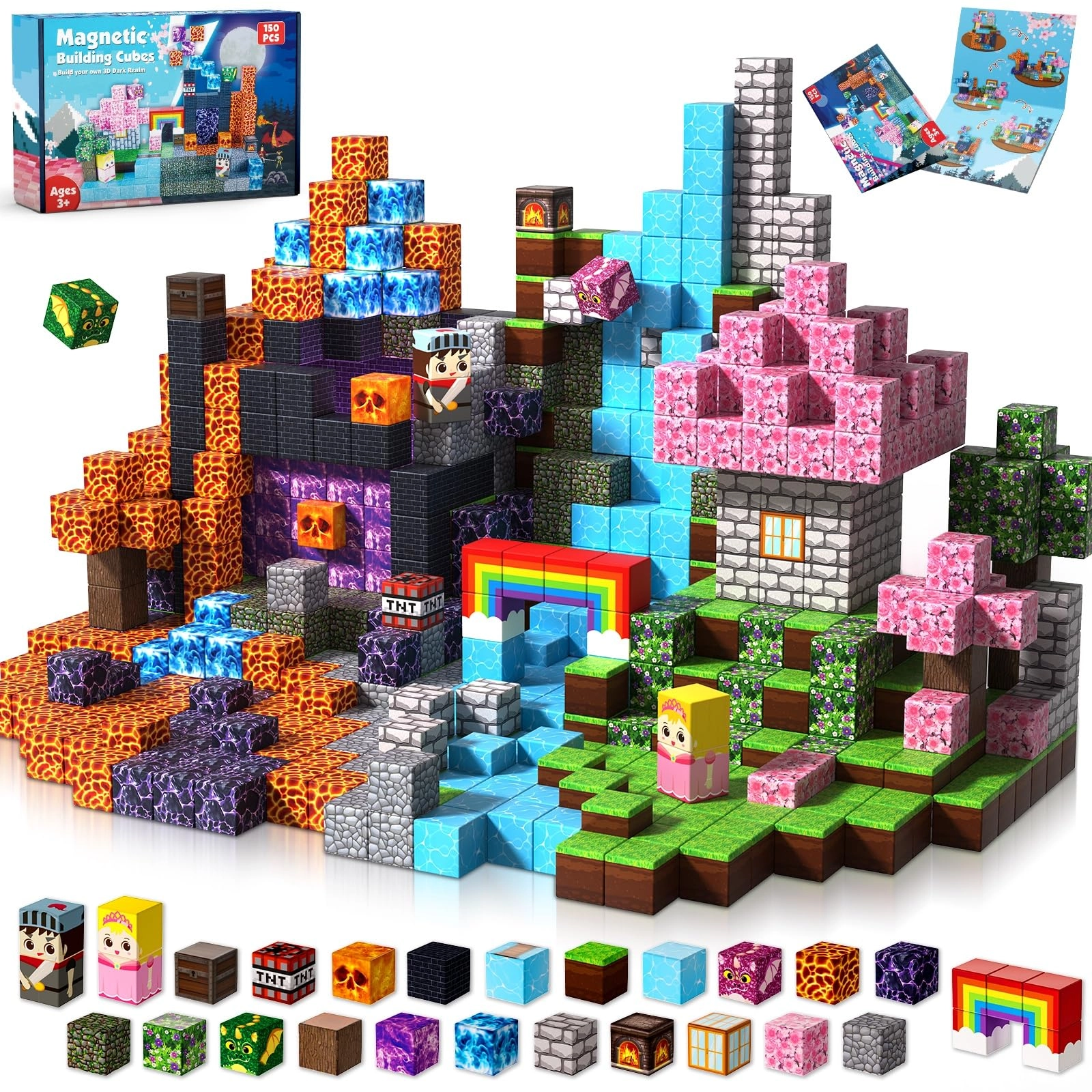 magneverse Magnetic Blocks - 150 pcs Adventure World