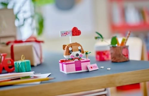 Love Gift Box (40679) - Valentine's Day Dog Puppy