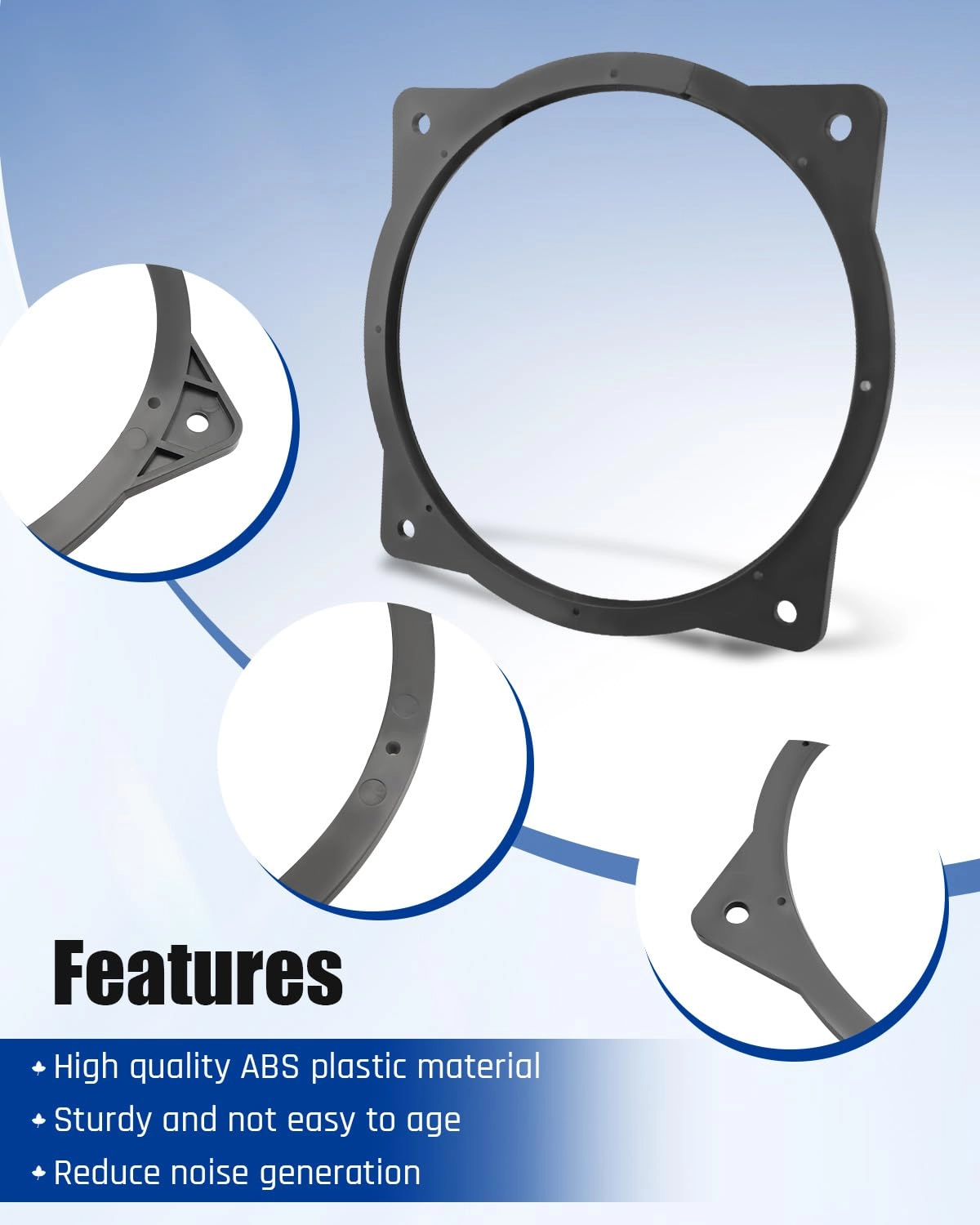 6.5-6.75 Front Door Speaker Adapter