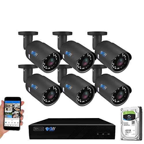 GW4108EP - 8 Channel 4K + GW5035IP - 5MP + GWCAT60 - 60FT + GWCAT100 - 100FT