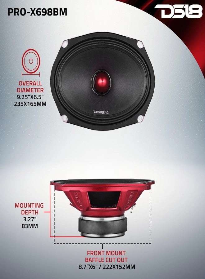 PRO-X698BM - 6x9 Surround Sound
